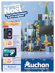 Prospectus Auchan Hypermarché à Biganos, "Réveillons Noël : Tout l'électronique à prix magiques", 24 pages de promos valables du 03/12/2024 au 24/12/2024