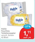 Feuchtes Toilettenpapier von Hakle im aktuellen budni Prospekt