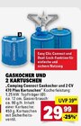 Camping Connect Gaskocher und 2 CV 470 Plus Kartuschen Angebote von Campingaz bei E center Trier für 29,99 €