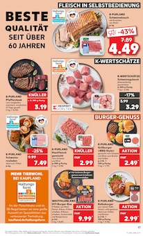 Steak im Kaufland Prospekt "KNÜLLER" mit 52 Seiten (Hannover)