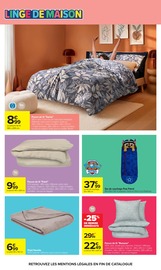 Promos Couette dans le catalogue "L'ÉTÉ À LA PLAGE, LA RENTRÉE À LA PAGE." de Carrefour Couette en promo dans le catalogue Carrefour à la page 64