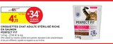 Croquettes chat adulte stérilisé riche en saumon - Perfect Fit - Intermarché à Besançon Croquettes chat adulte stérilisé riche en saumon - Perfect Fit en promo chez Intermarché Besançon à 4,11 €