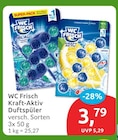 Kraft-Aktiv Duftspüler Blau von WC Frisch im aktuellen budni Prospekt