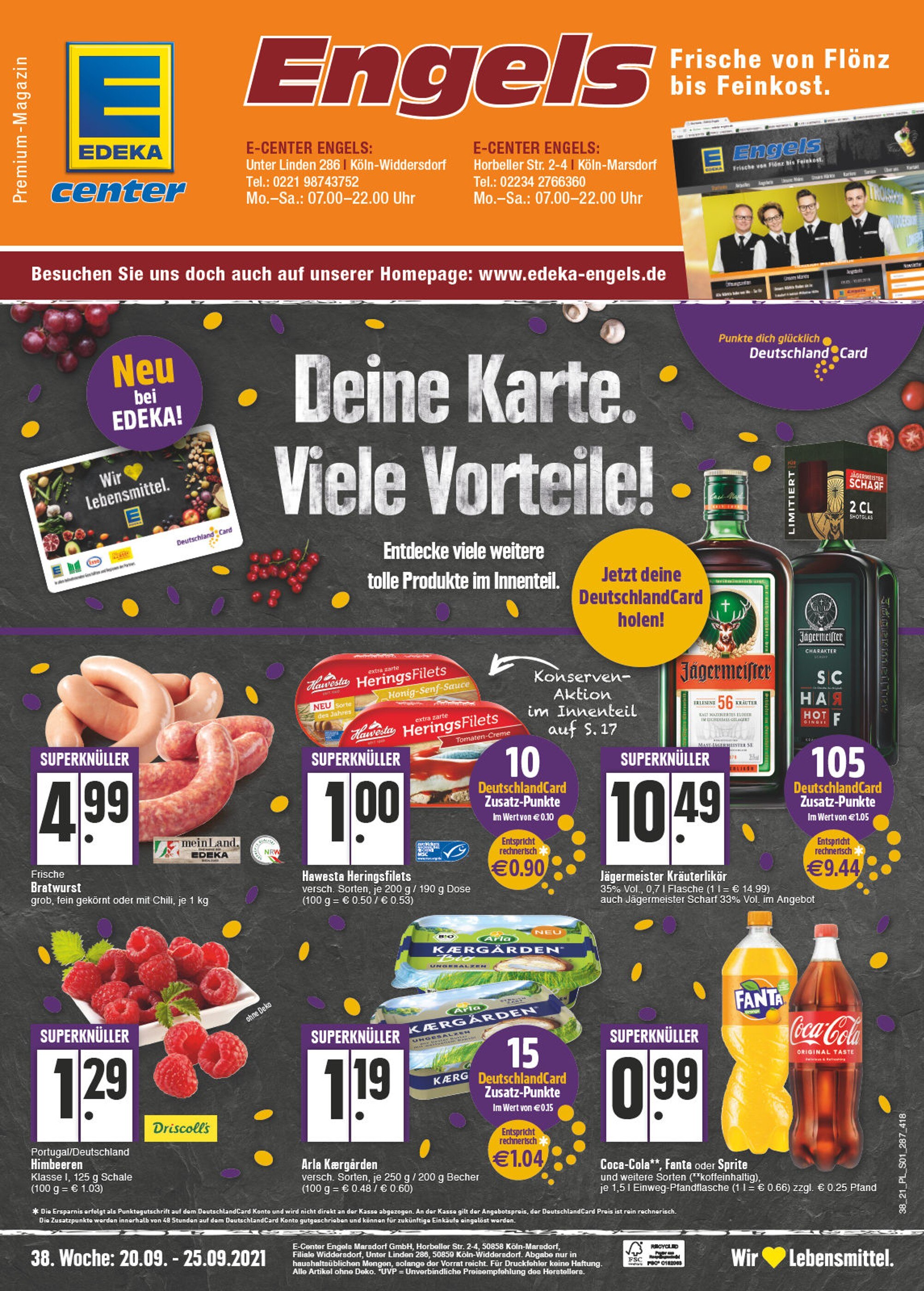 E center Prospekt für Köln mit 24 Seiten E center Prospekt für Köln: "Aktuelle Angebote", 24 Seiten, 20.09.2021 - 25.09.2021