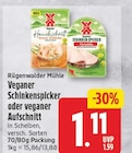 Veganer Schinkenspicker von Rügenwalder Mühle im aktuellen EDEKA Prospekt