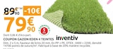 Promo Coupon gazon Eden 4 teintes à 79,90 € dans le catalogue Mr.Bricolage à Cordemais