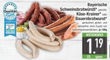 Bayerische Schweinsbratwürstl im Angebot bei EDEKA in Augsburg Bayerische Schweinsbratwürstl Angebote bei EDEKA Augsburg für 1,19 €