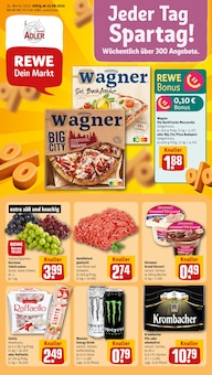 Aktueller REWE Prospekt "Dein Markt" Seite 1 von 31 Seiten für Merenberg
