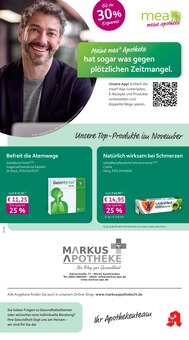 Aktueller mea - meine apotheke Prospekt "Unsere November-Angebote" für Saarbrücken Aktueller mea - meine apotheke Prospekt für Saarbrücken mit Seiten