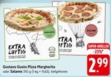 Pizza Margherita oder Salame Angebote von Gustavo Gusto bei EDEKA Lörrach für 2,99 €