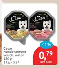 Hundenahrung Angebote von Cesar bei budni Stade für 0,79 €