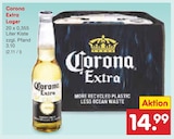 Extra Lager von Corona für 14,99 € bei Netto Marken-Discount im Angebot Extra Lager von Corona im aktuellen Netto Marken-Discount Prospekt