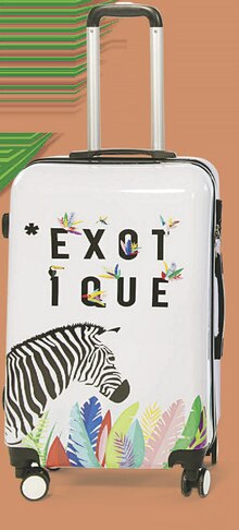 Valise exotique - Géant Casino à Argenteuil Valise exotique en promo chez Géant Casino Argenteuil à 34,90 €