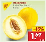Honigmelone von Markttag für 1,69 € bei Netto Marken-Discount im Angebot Honigmelone von Markttag im aktuellen Netto Marken-Discount Prospekt