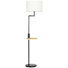 HOMCOM Stehleuchte cremeweiß Stahl Bambus Polyester B/H/T: ca. 40x168x40 cm im aktuellen POCO Prospekt für 63,49 €