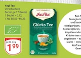 Glücks Tee im Angebot bei GLOBUS in Koblenz Glücks Tee Angebote von Yogi Tea bei GLOBUS Koblenz für 1,99 €