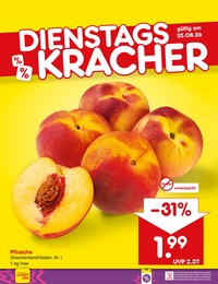 Pfirsiche im Netto Marken-Discount Prospekt Aktuelle Angebote auf S. 14