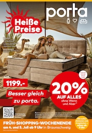 porta Möbel Prospekt für Braunschweig mit 16 Seiten porta Möbel Prospekt für Braunschweig: "Besser gleich zu porta.", 16 Seiten, 29.06.2025 - 12.07.2025
