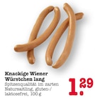 Aktuelle Wurst Angebote bei E center in Pforzheim Aktuelles Knackige Wiener Würstchen lang Angebot bei E center in Pforzheim ab 1,29 €