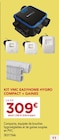KIT VMC EASYHOME HYGRO COMPACT + GAINES en promo chez Gedimat KIT VMC EASYHOME HYGRO COMPACT + GAINES dans le catalogue Gedimat
