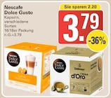 Dolce Gusto im Angebot bei WEZ in Minden Dolce Gusto Angebote von Nescafe bei WEZ Minden für 3,79 €