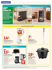 Promos Nespresso dans le catalogue "LA RENTRÉE À PRIX K.O." de Auchan Hypermarché Nespresso en promo dans le catalogue Auchan Hypermarché à la page 6
