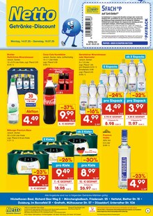 Coca Cola im aktuellen Netto Marken-Discount Prospekt (Ratingen) Coca Cola im Netto Marken-Discount Prospekt "DER ORT, AN DEM DU IMMER AUSGEZEICHNETE PREISE FINDEST." mit 2 Seiten (Ratingen)