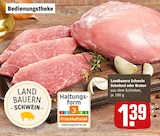 Schnitzel im Angebot bei REWE in Ludwigshafen Schnitzel Angebote von Landbauern Schwein bei REWE Ludwigshafen für 1,39 €