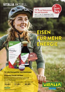 Eis im VITALIA Reformhaus Prospekt "Aktuelle Angebote" mit 8 Seiten (München)