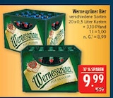 Bier Angebote von Wernesgrüner bei Marktkauf Borna für 9,99 €