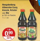 Altmeister Essig klassik, Kräuter oder Bio bei V-Markt im Günzburg Prospekt für 0,99 €