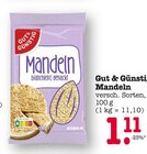 Mandeln blanchiert, gehackt im Angebot bei E center in Karlsruhe Mandeln blanchiert, gehackt Angebote von Gut & Günstig bei E center Karlsruhe für 1,11 €