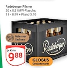 Pilsner im Angebot bei GLOBUS in Neubrandenburg Pilsner Angebote von Radeberger bei GLOBUS Neubrandenburg für 9,88 €