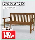 HOLZBANK im Angebot bei Wreesmann in Aurich HOLZBANK Angebote bei Wreesmann Aurich für 149,00 €