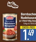 Bernbacher im EDEKA Prospekt Nudelsauce von Bernbacher im aktuellen EDEKA Prospekt für 1,49 €