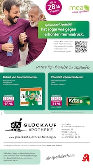 mea - meine apotheke Prospekt Unsere September-Angebote mit 4 Seiten