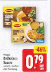 Delikatess-Saucen von Maggi für 0,79 € bei E center im Angebot Delikatess-Saucen von Maggi im aktuellen E center Prospekt