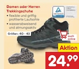 Damen oder Herren Trekkingschuhe bei Netto Marken-Discount im Hude Prospekt für 24,99 €