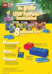 Lego im aktuellen EDEKA Prospekt (Erlangen) Lego im EDEKA Prospekt "Wir lieben Lebensmittel!" mit 38 Seiten (Erlangen)