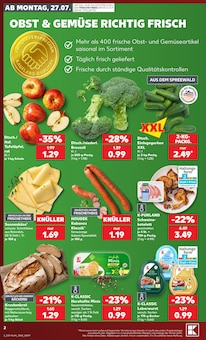 Brötchen im Kaufland Prospekt "Hier bin ich richtig" mit 75 Seiten (Jena)
