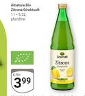 Bio Zitrone Direktsaft im Angebot bei GLOBUS in Duisburg Bio Zitrone Direktsaft Angebote von Alnatura bei GLOBUS Duisburg für 3,99 €