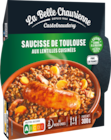 SAUCISSE DE TOULOUSE AUX LENTILLES CUISINÉES LA BELLE CHAURIENNE - BELLE CHAURIENNE à 2,79 € dans le catalogue Auchan Hypermarché