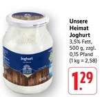 EDEKA - Joghurt Angebot im Prospekt Joghurt bei EDEKA im Prospekt "" für 1,29 €