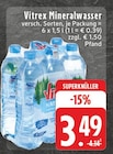 EDEKA Werther - Mineralwasser Angebot im Prospekt Mineralwasser bei EDEKA im Werther Prospekt für 3,49 €