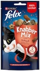 Katzensnack Knabber-Mix im Angebot bei REWE in Wilhelmshaven Katzensnack Knabber-Mix Angebote von Felix bei REWE Wilhelmshaven für 0,89 €