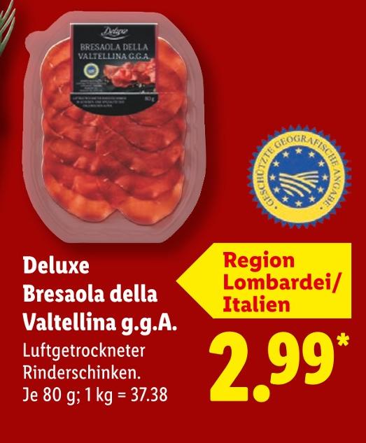 Bresaola della Valtellina g.g.A.