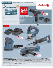 Prix et réduction Bricolage dans le prospectus Auchan Hypermarché en cours Offre Bricolage dans le catalogue Auchan Hypermarché du moment à la page 42