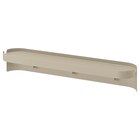 Wandregal mit 3 Haken beige von FLORSJÖN für 14,99 € bei IKEA im Angebot Wandregal mit 3 Haken beige von FLORSJÖN im aktuellen IKEA Prospekt