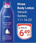 Body Lotion Angebote von Nivea bei GLOBUS Wiesbaden für 6,49 €