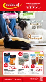 Aktueller Zookauf Prospekt mit Hundefutter, "Alles für tierische Verwöhn-Momente", Seite 1